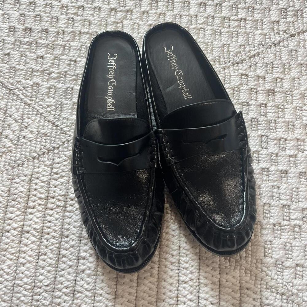 SOLD Jeffrey Campbell Goddard Penny Loafer Mules - Picture 3 of 6